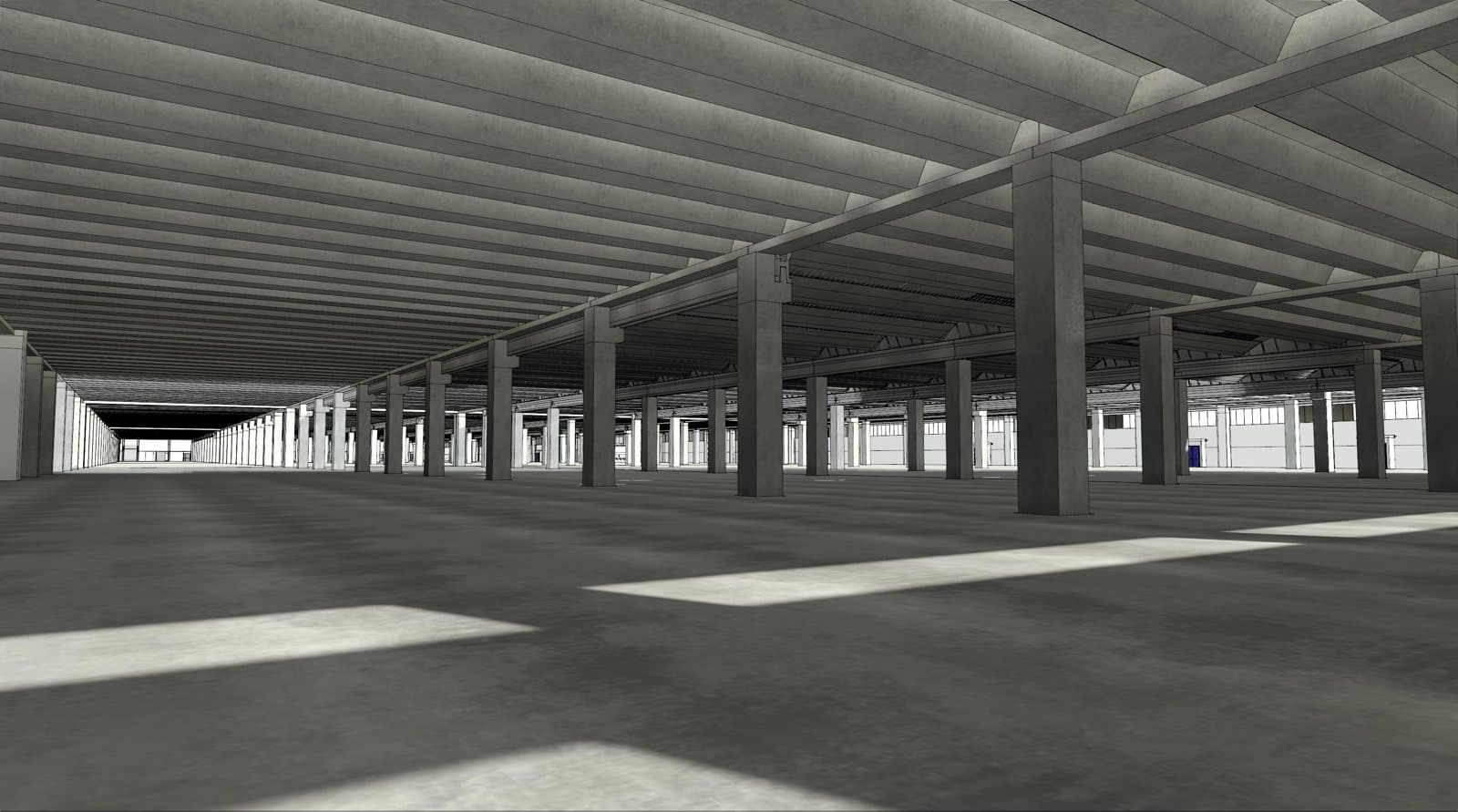 Vista interna di un modello BIM